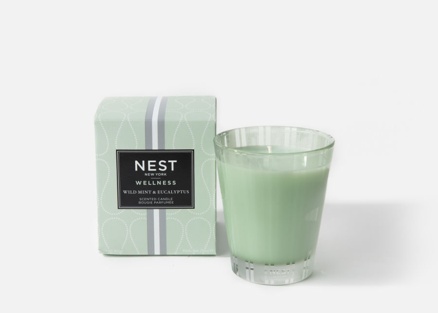 Full View of Wild Mint & Eucalyptus Candle image number 0